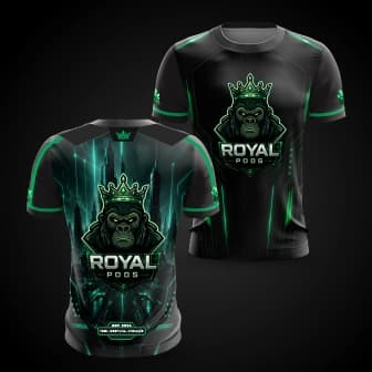 Projeto de design para Royal Pods · Camiseta