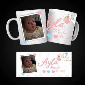 Projeto de design para caneca personalizada