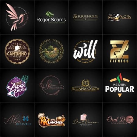 Projeto de design para diversos clientes · Logotipos